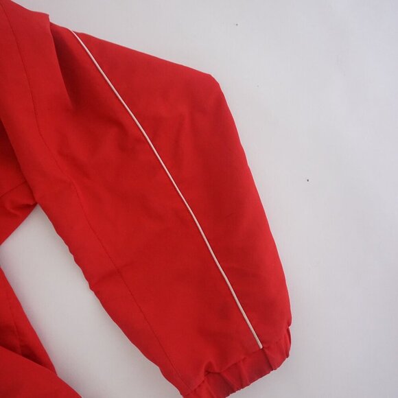Vintage Russell Athletic Red White Zip Up Windbreaker Nylon Jacket Size Large - Picture 4 of 11